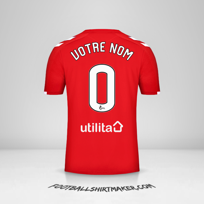 Maillot Rangers FC 2019/20 III -  votre nom - 0