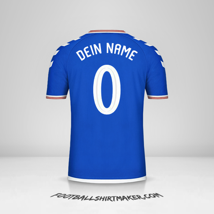 Trikot Rangers FC 2019/20 Cup -  dein name - 0