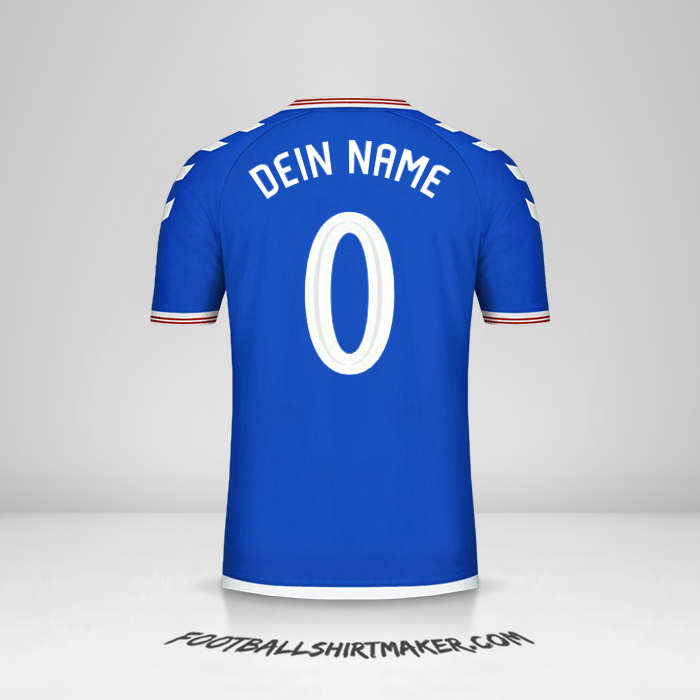 Trikot Rangers FC Cup 2019/20 -  dein name - 0