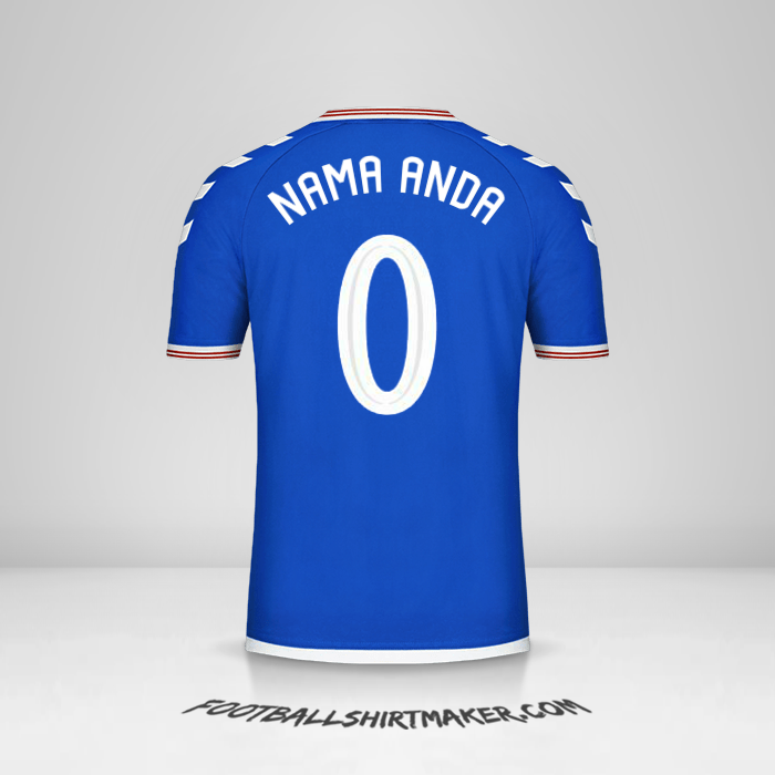 Jersey Rangers FC Cup 2019/20 -  nama anda - 0