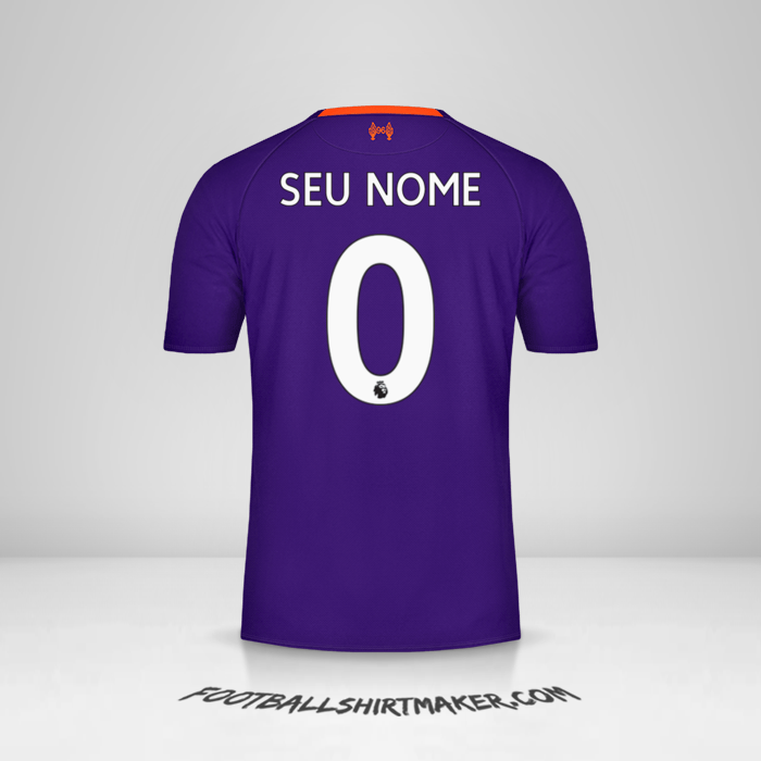 Camisa Liverpool FC 2018/19 II -  seu nome - 0