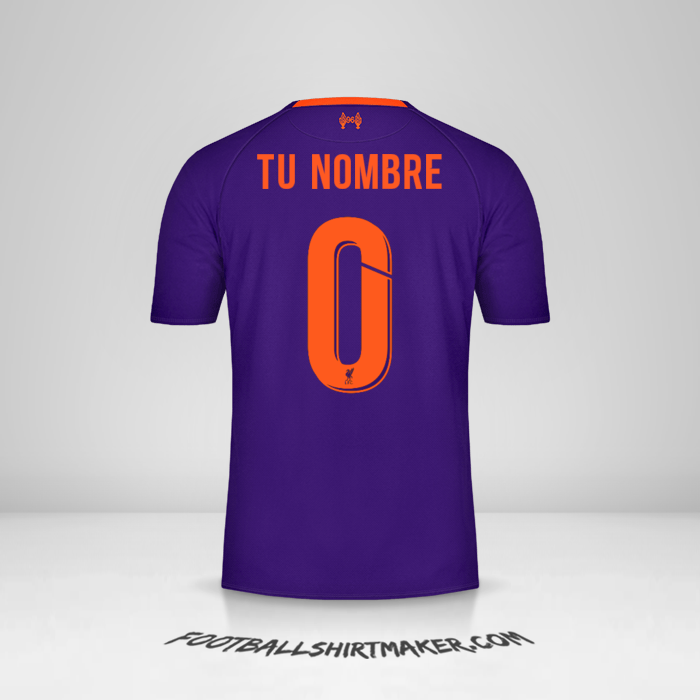 Jersey Liverpool FC 2018/19 Cup II -  tu nombre - 0