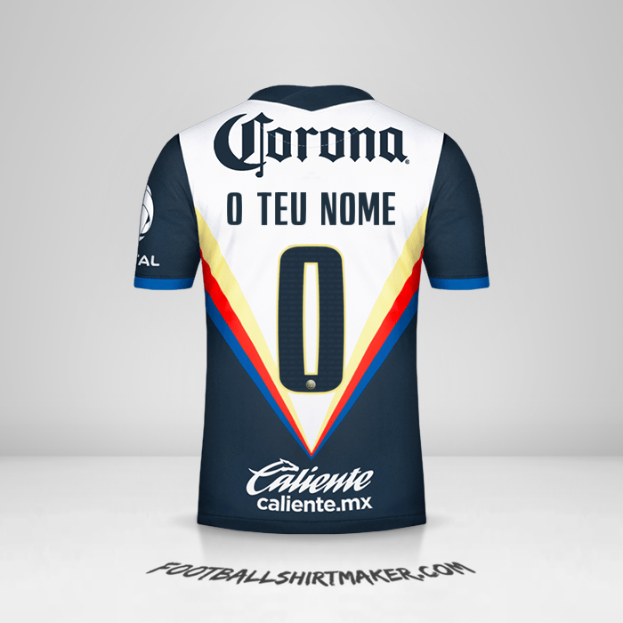 Camisola Club America 2020/21 II -  o teu nome - 0