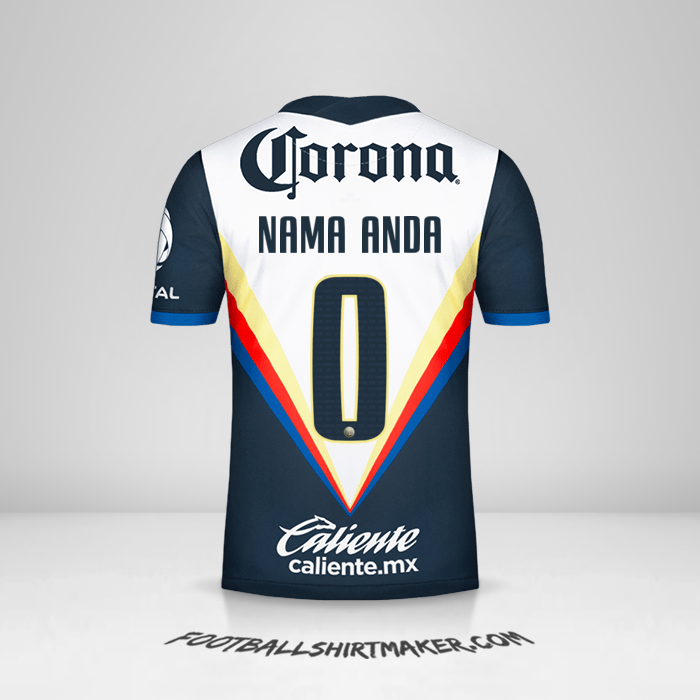 Jersey Club America 2020/21 II -  nama anda - 0
