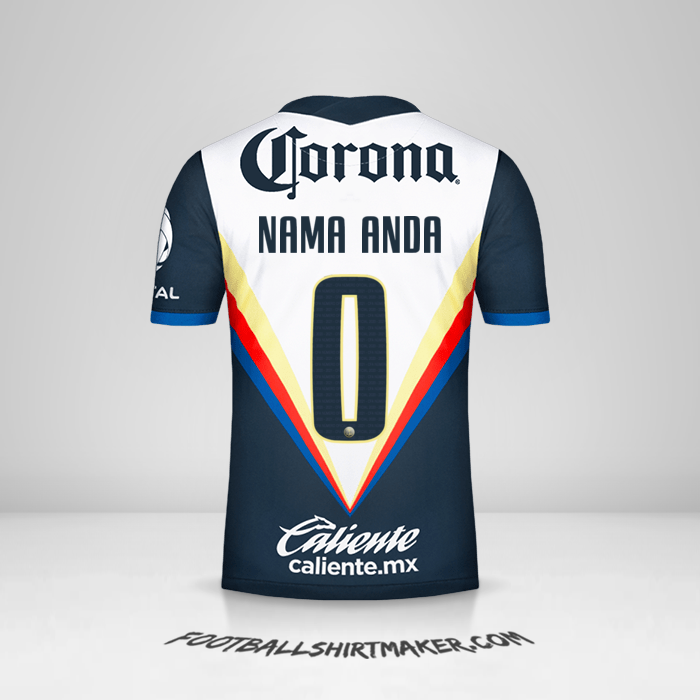 Jersey Club America 2020/21 II -  nama anda - 0