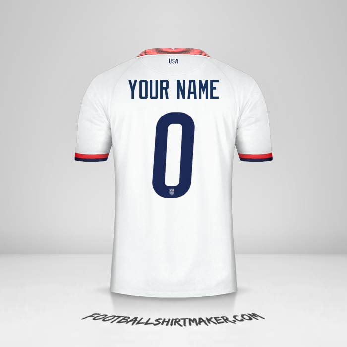 Jersey United States 2020 -  your name - 0