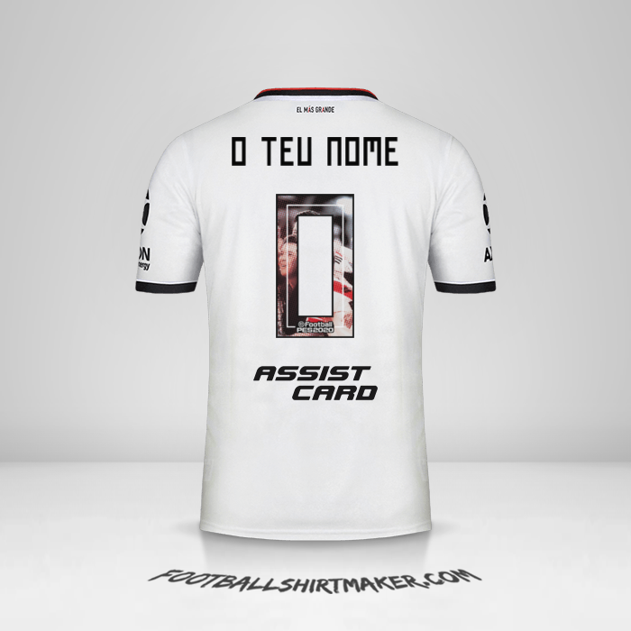 Camisola River Plate 2019/20 III -  o teu nome - 0