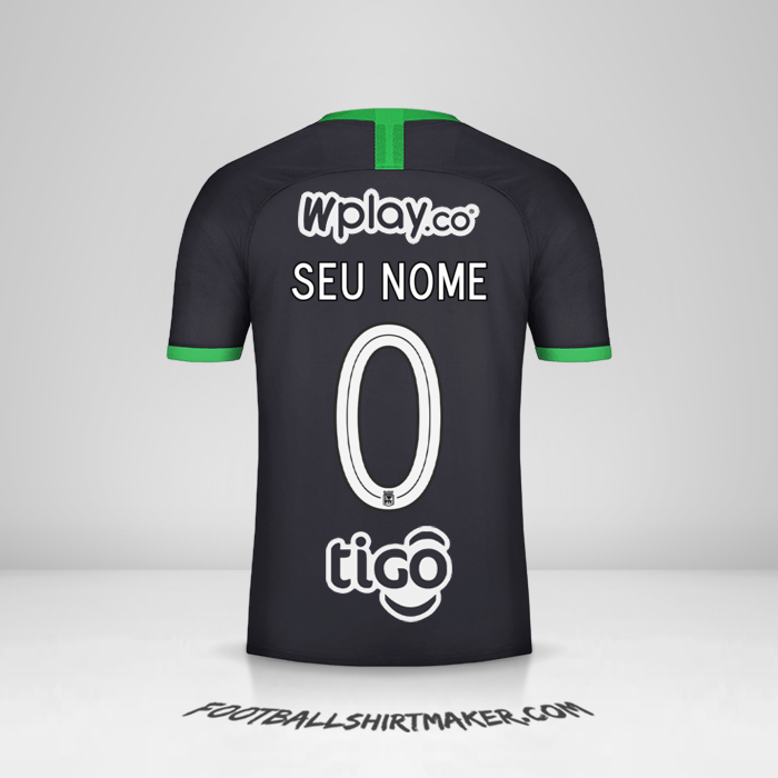Camisa Atletico Nacional 2020 III -  seu nome - 0