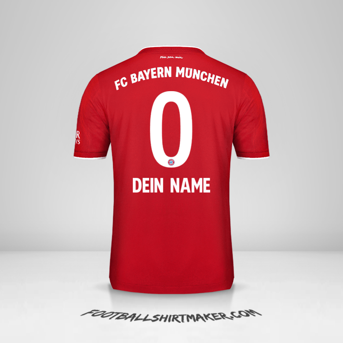 Trikot FC Bayern Munchen 2020/21 -  dein name - 0