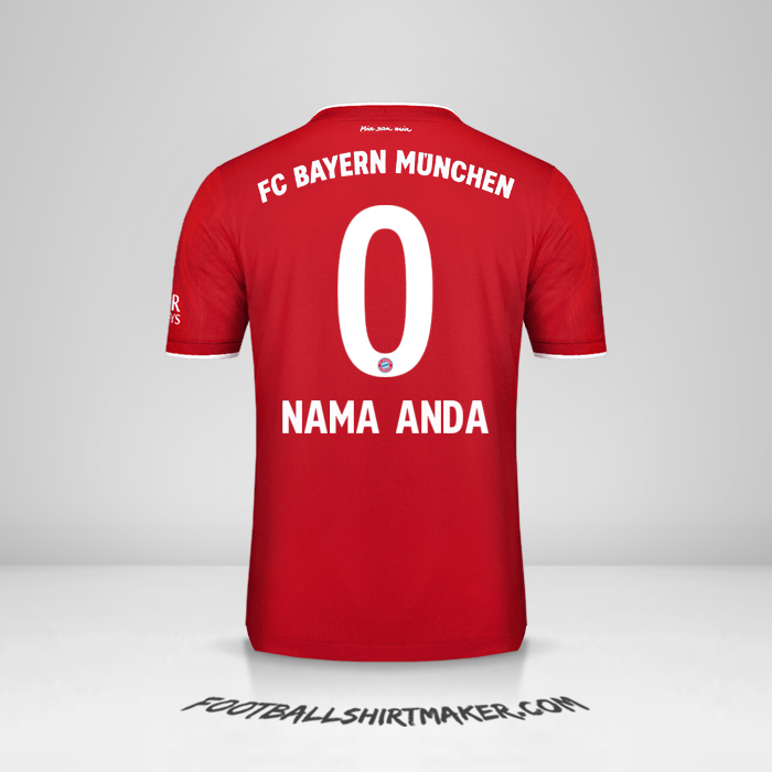 Jersey FC Bayern Munchen 2020/21 -  nama anda - 0