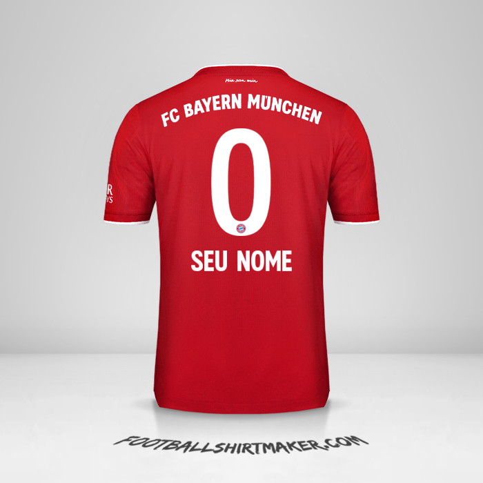 Camisa FC Bayern Munchen 2020/21 -  seu nome - 0