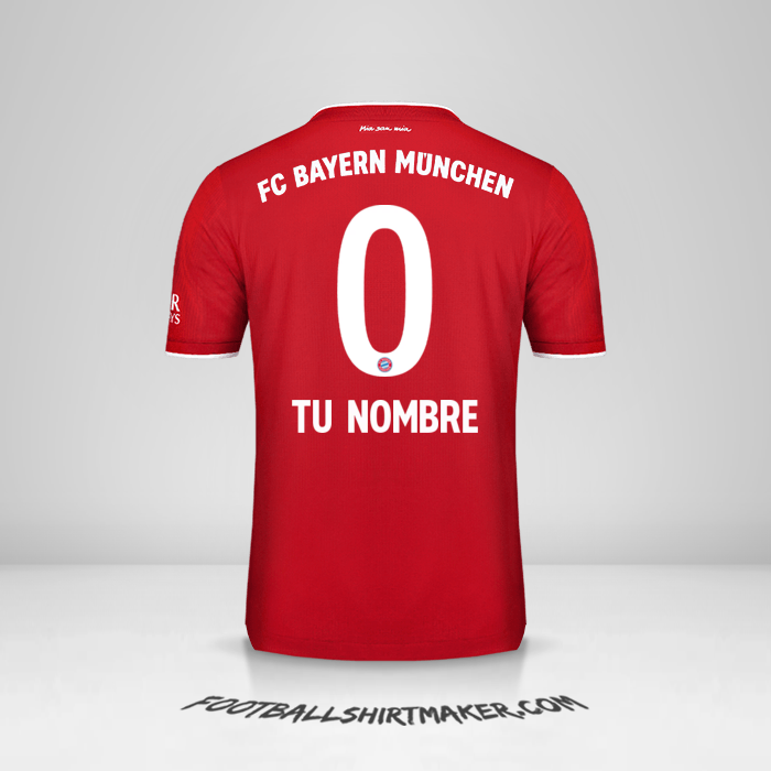 Camiseta FC Bayern Munchen 2020/21 -  tu nombre - 0