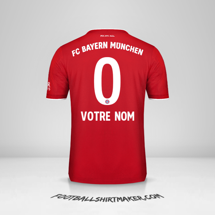 Maillot FC Bayern Munchen 2020/21 -  votre nom - 0