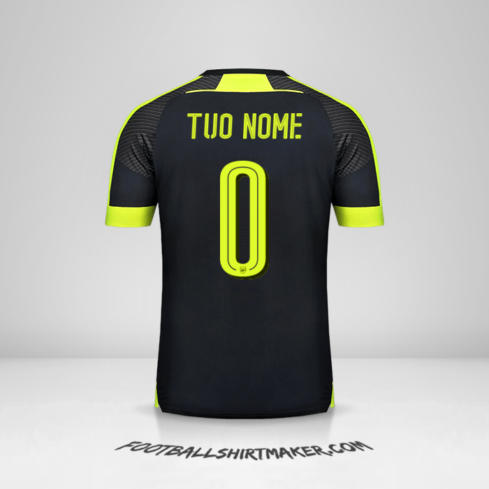 Maglia Arsenal Cup 2016/17 III -  tuo nome - 0
