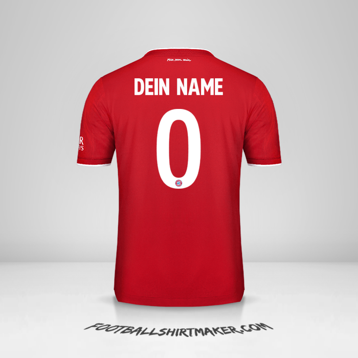 Trikot FC Bayern Munchen Cup 2020/21 -  dein name - 0