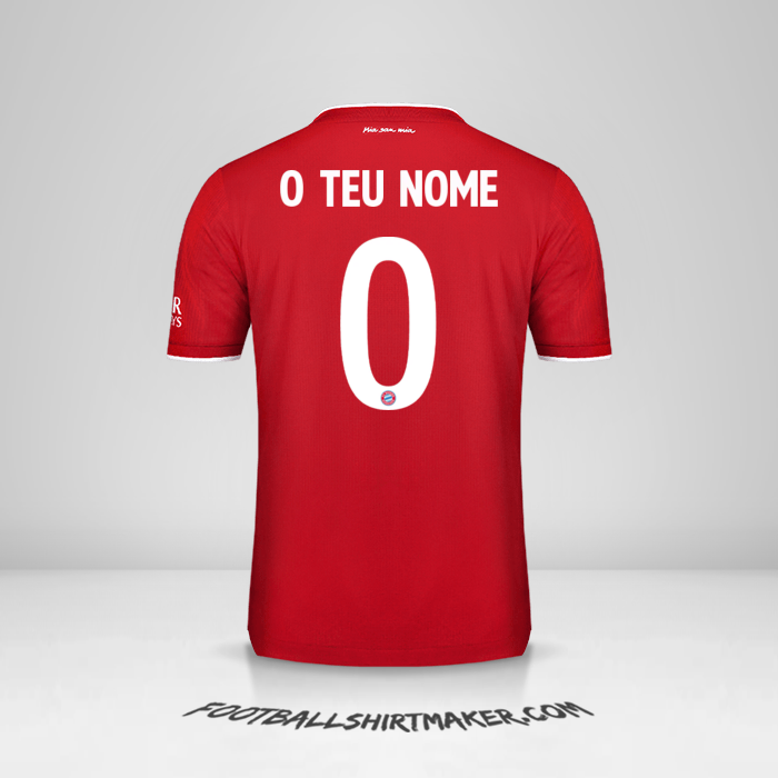 Camisola FC Bayern Munchen 2020/21 Cup -  o teu nome - 0
