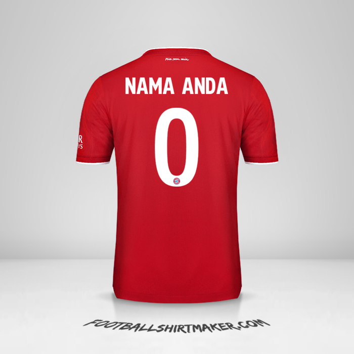 Jersey FC Bayern Munchen 2020/21 Cup -  nama anda - 0
