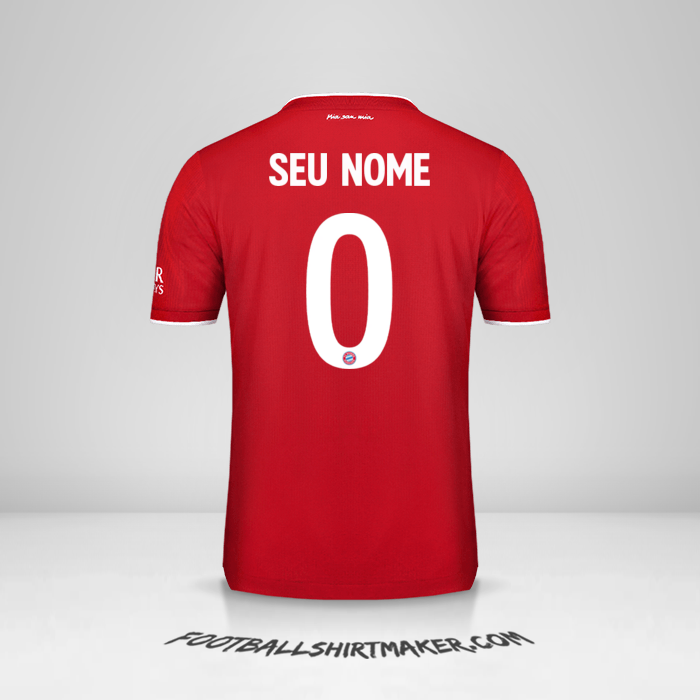 Camisa FC Bayern Munchen Cup 2020/21 -  seu nome - 0