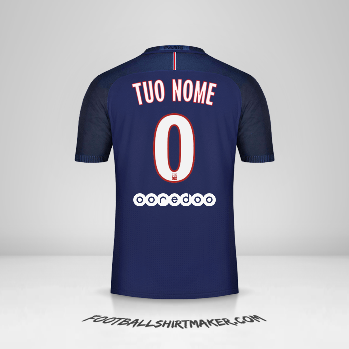 Maglia Paris Saint Germain 2016/17 -  tuo nome - 0