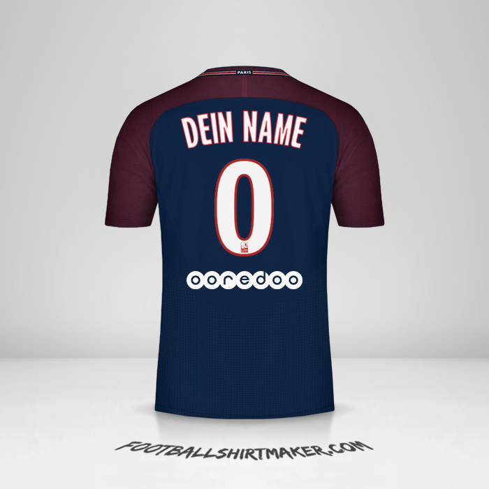 Trikot Paris Saint Germain 2017/18 -  dein name - 0
