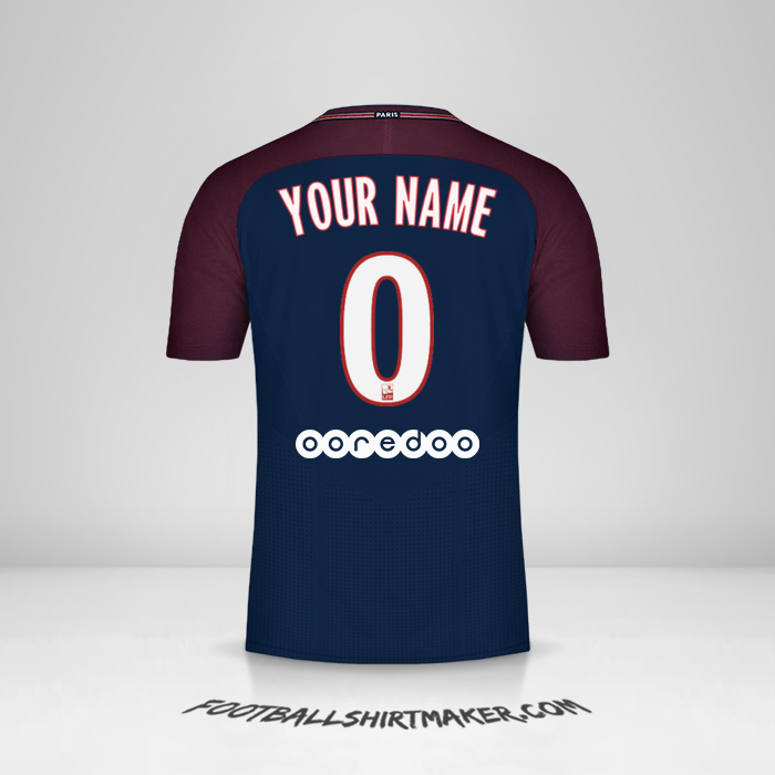 Shirt Paris Saint Germain 2017/18 -  your name - 0