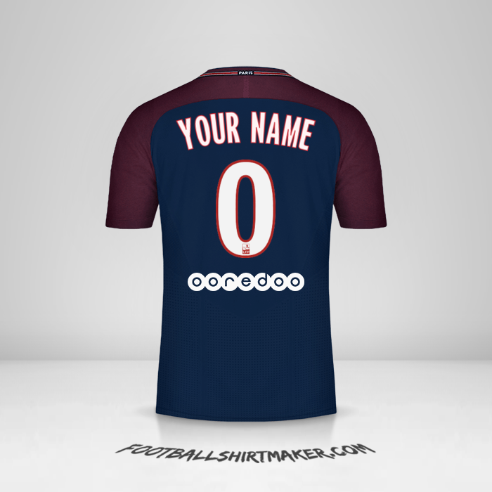 Shirt Paris Saint Germain 2017/18 -  your name - 0