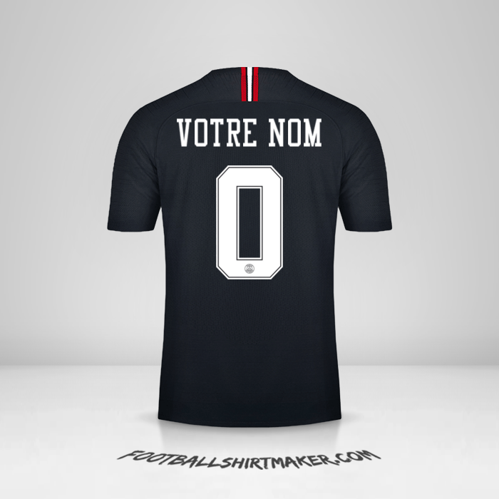 Maillot Paris Saint Germain Jordan 2018/19 -  votre nom - 0