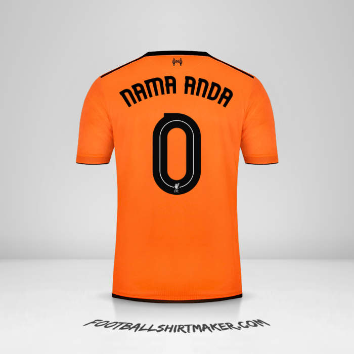 Jersey Liverpool FC Cup 2017/18 III -  nama anda - 0