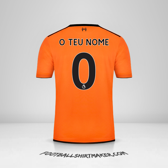 Camisola Liverpool FC 2017/18 III -  o teu nome - 0