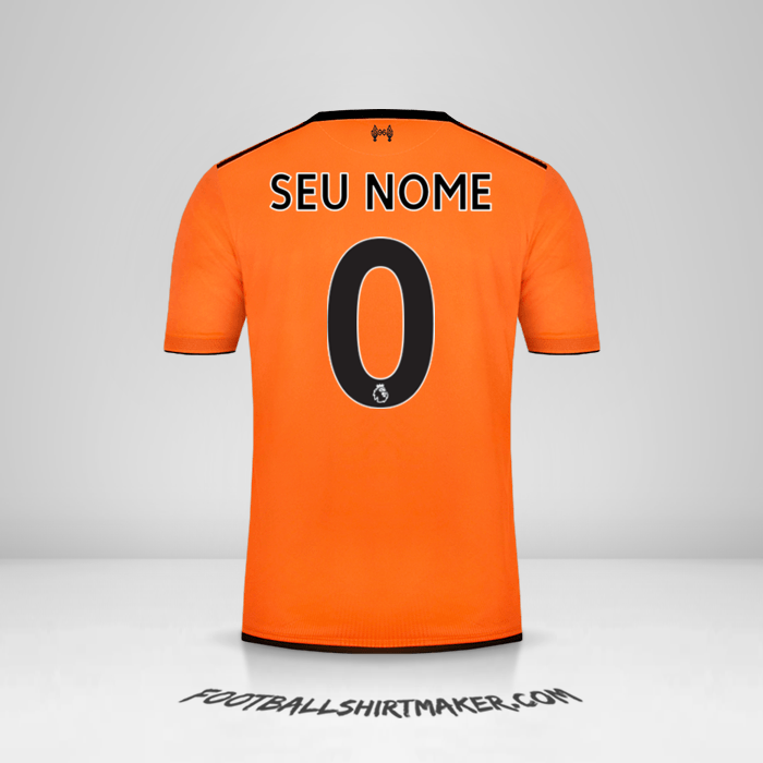 Camisa Liverpool FC 2017/18 III -  seu nome - 0