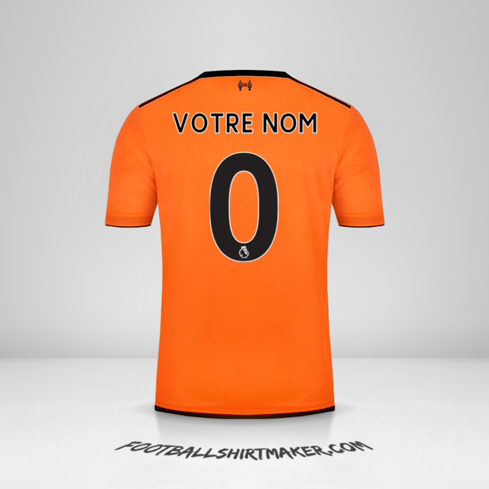 Maillot Liverpool FC 2017/18 III -  votre nom - 0