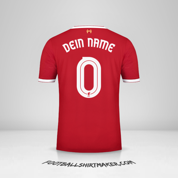 Trikot Liverpool FC 2017/18 Cup -  dein name - 0