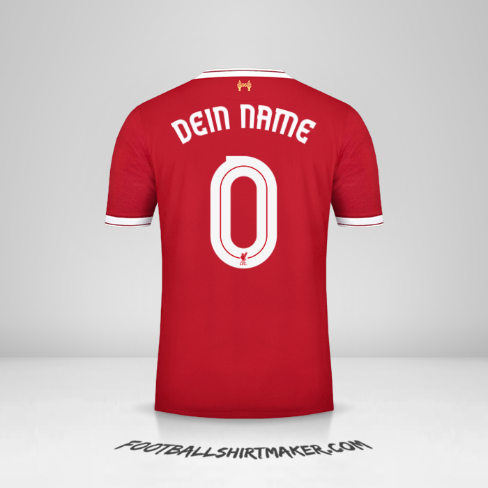 Trikot Liverpool FC Cup 2017/18 -  dein name - 0