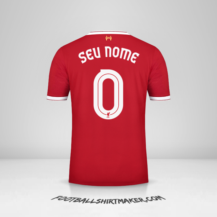 Camisa Liverpool FC Cup 2017/18 -  seu nome - 0