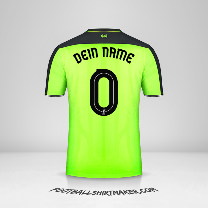 Trikot Liverpool FC Cup 2016/17 III -  dein name - 0