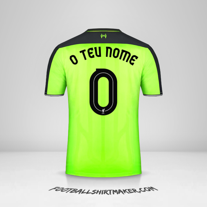 Camisola Liverpool FC 2016/17 Cup III -  o teu nome - 0