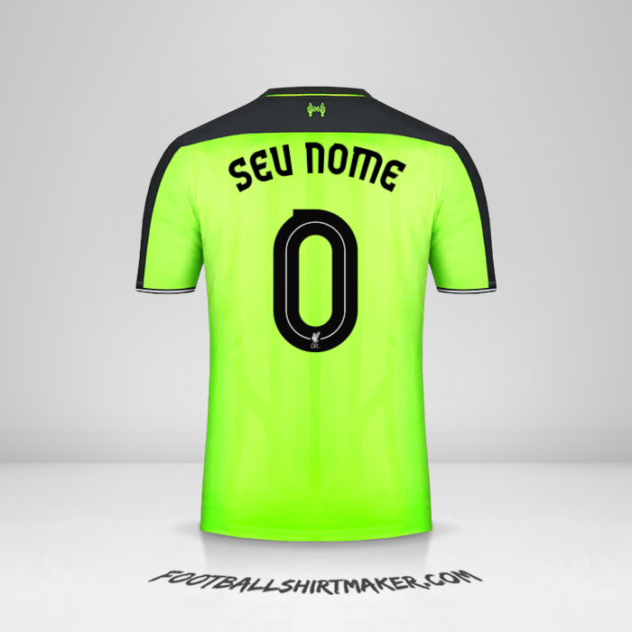 Camisa Liverpool FC 2016/17 Cup III -  seu nome - 0