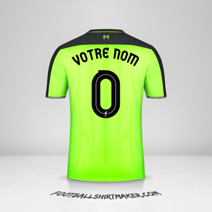 Maillot Liverpool FC 2016/17 Cup III -  votre nom - 0