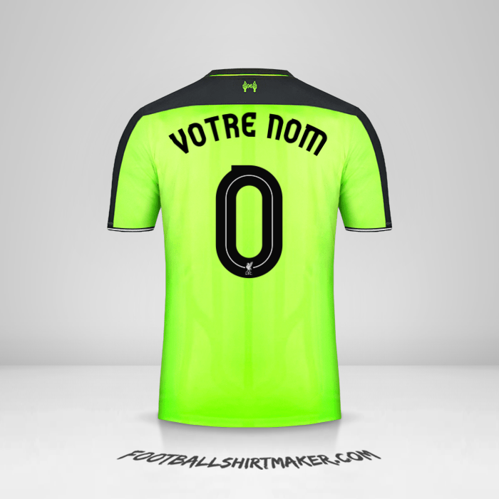 Maillot Liverpool FC Cup 2016/17 III -  votre nom - 0
