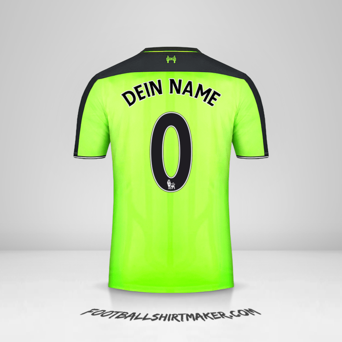 Trikot Liverpool FC 2016/17 III -  dein name - 0