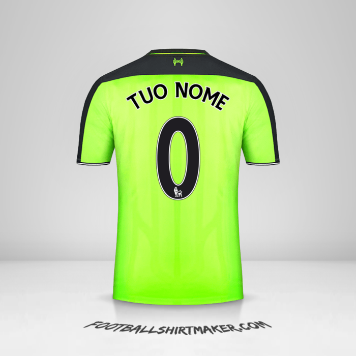 Maglia Liverpool FC 2016/17 III -  tuo nome - 0