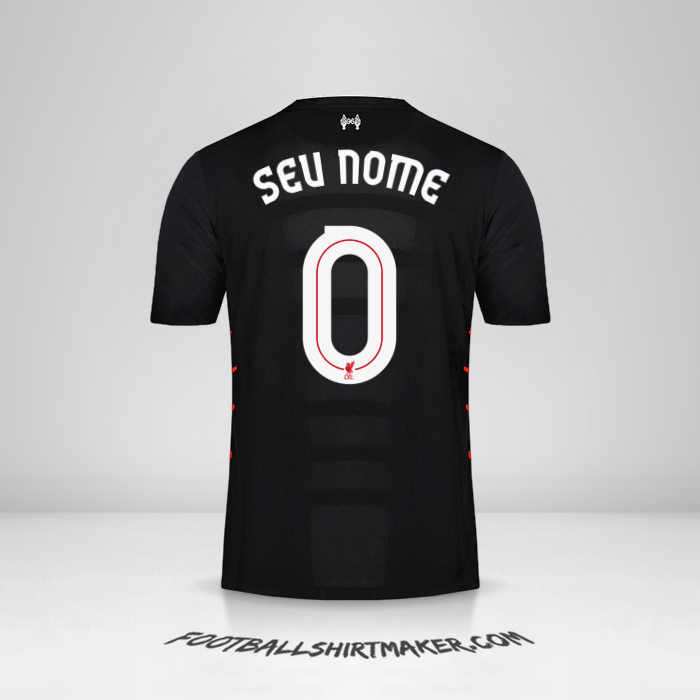 Camisa Liverpool FC Cup 2016/17 II -  seu nome - 0