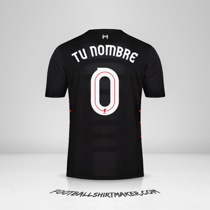 Camiseta Liverpool FC 2016/17 Cup II -  tu nombre - 0