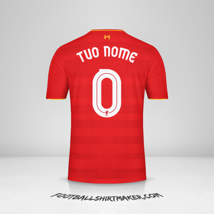 Maglia Liverpool FC 2016/17 Cup -  tuo nome - 0
