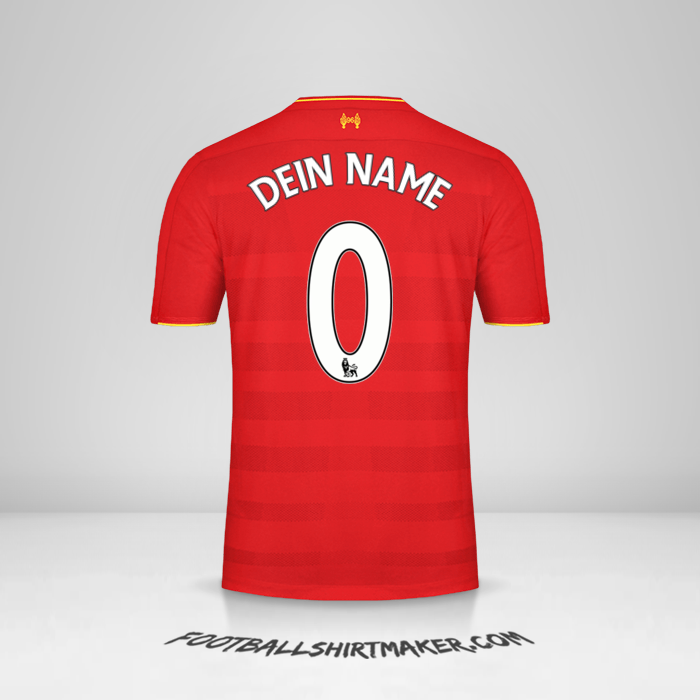 Trikot Liverpool FC 2016/17 -  dein name - 0