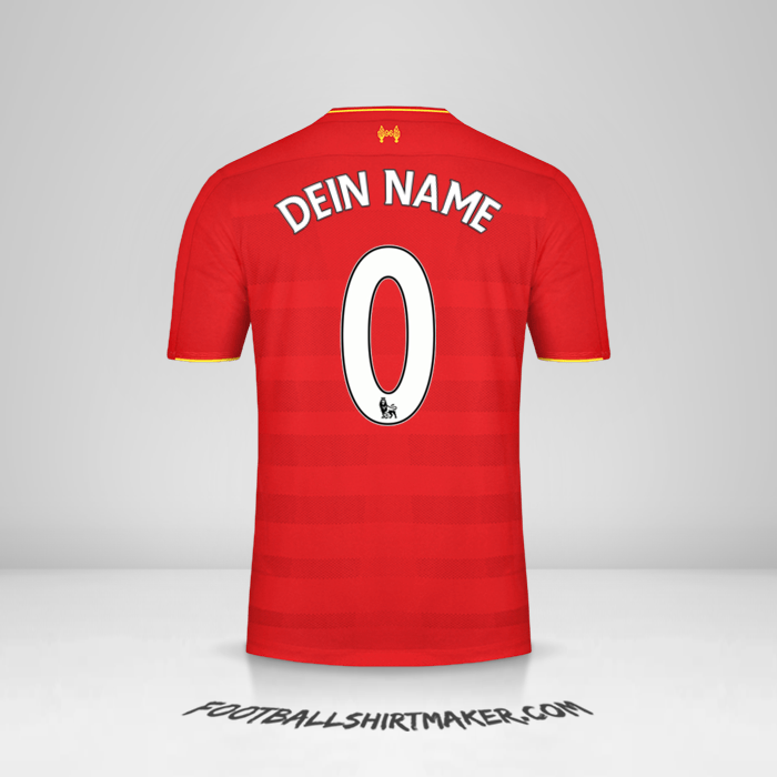 Trikot Liverpool FC 2016/17 -  dein name - 0