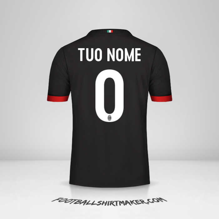 Maglia AC Milan 2017/18 III -  tuo nome - 0