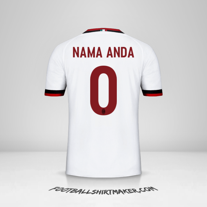 Jersey AC Milan 2017/18 II -  nama anda - 0