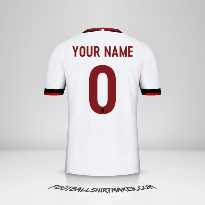 Jersey AC Milan 2017/18 II -  your name - 0