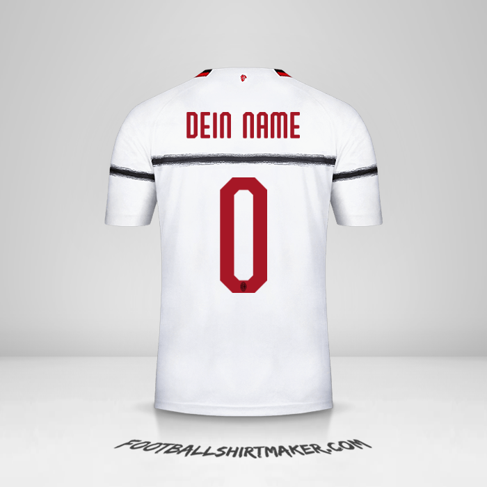 Trikot AC Milan 2018/19 II -  dein name - 0